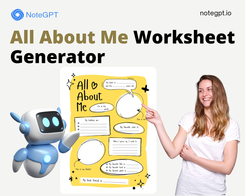 All About Me Worksheet Generator &ndash; Free Printable PDF Templates