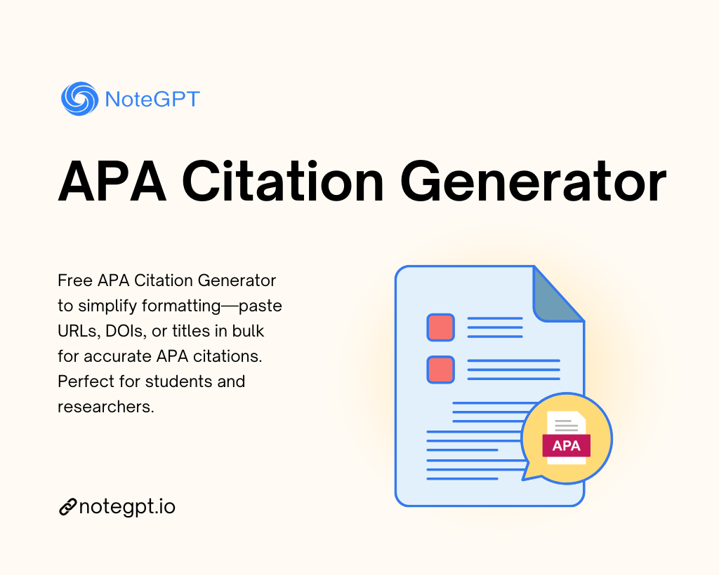 APA Citation Generator &ndash; Online Free, No Sign-up