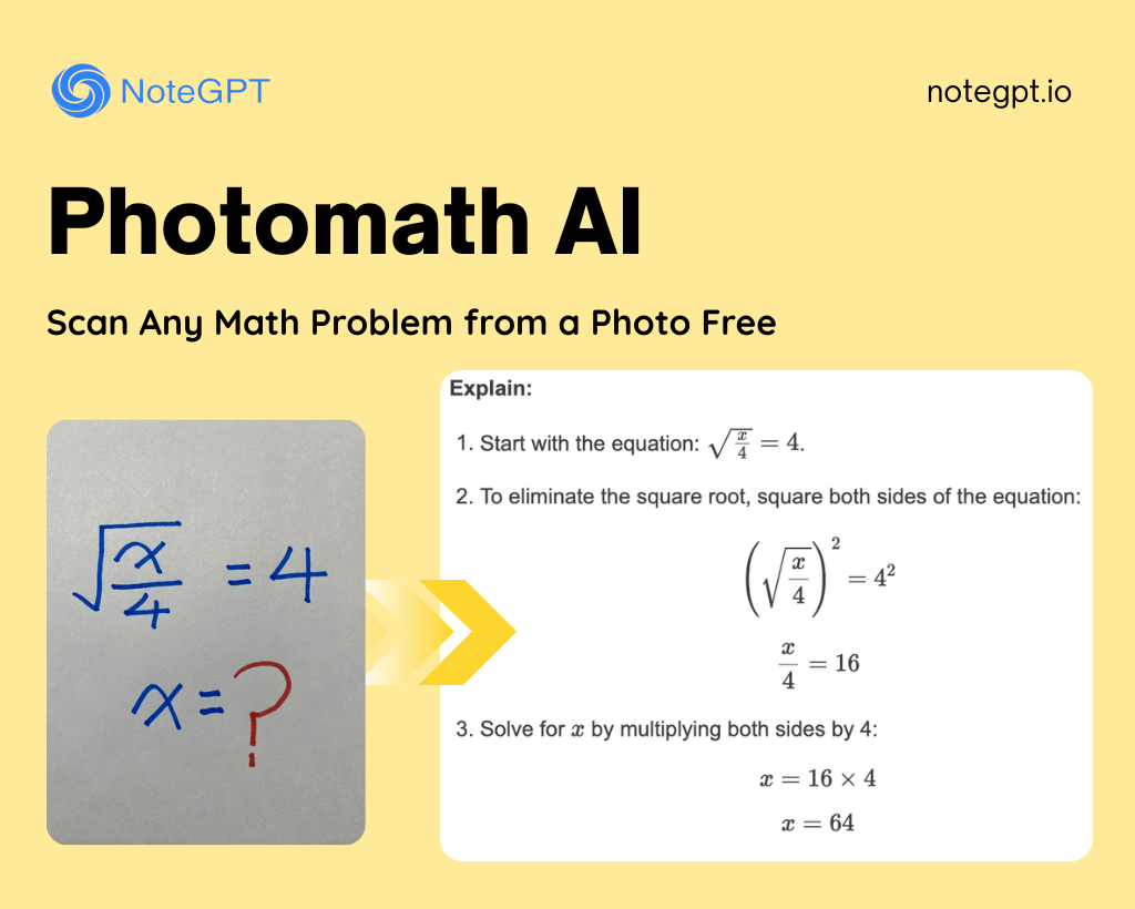 Solve Math Problems Instantly with Your Phone Camera
