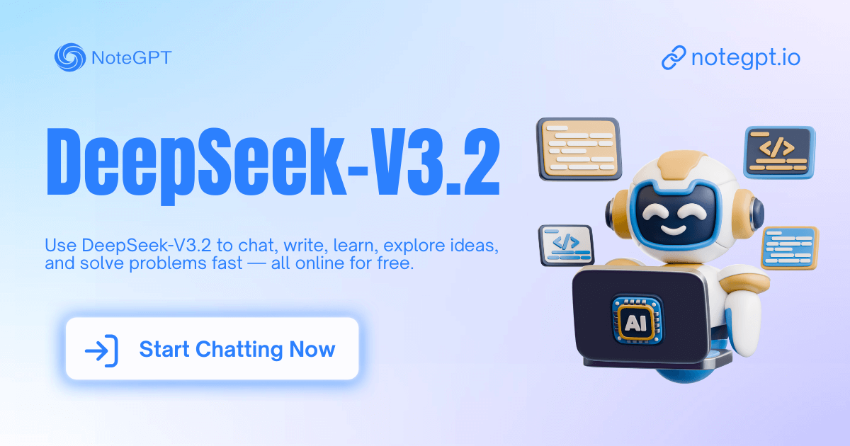 DeepSeek-V3.2 — Chat with DeepSeek-V3.2 Free Online, No Sign-up