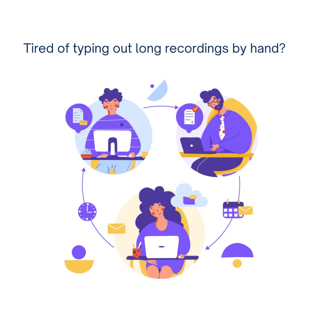 Dealing with hours of voice recordings?
