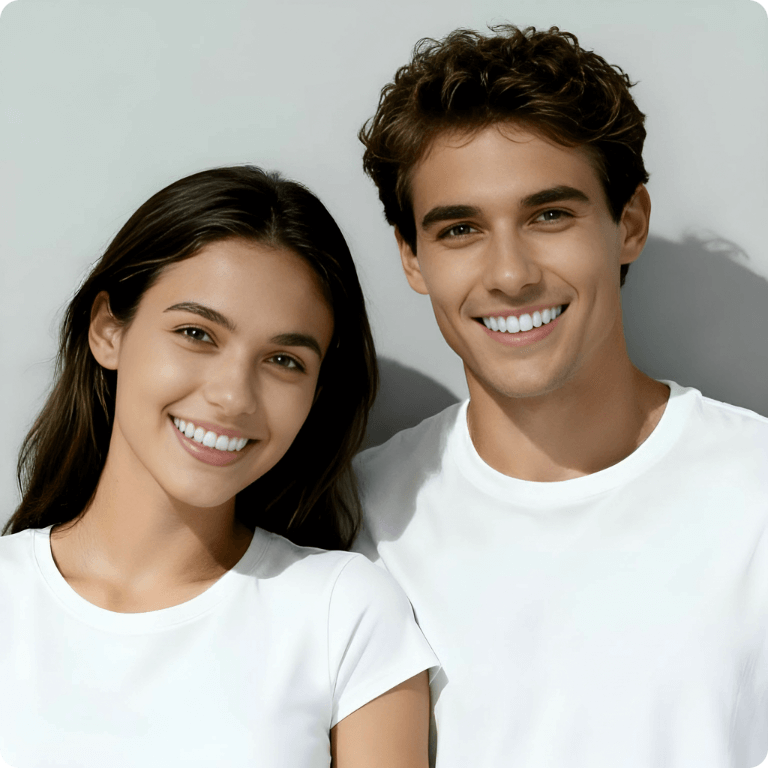 Nano Banana Sample: AI Teeth Whitening(before)  | NoteGPT